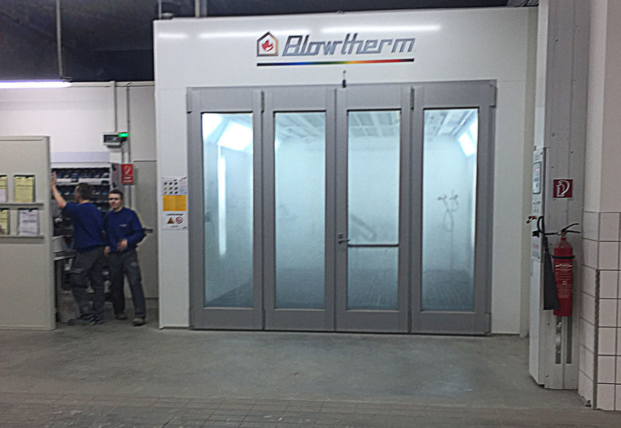 Die neue Lackierkabine
